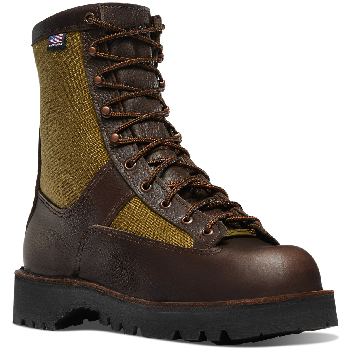 Botas De Caza Danner Hombre Mexico - Sierra 200G Marrom Oscuro/Verde Oliva - AZMFQ1024